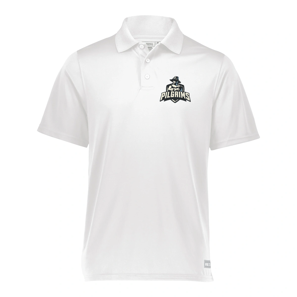 New Plymouth HS Essential Polo — White