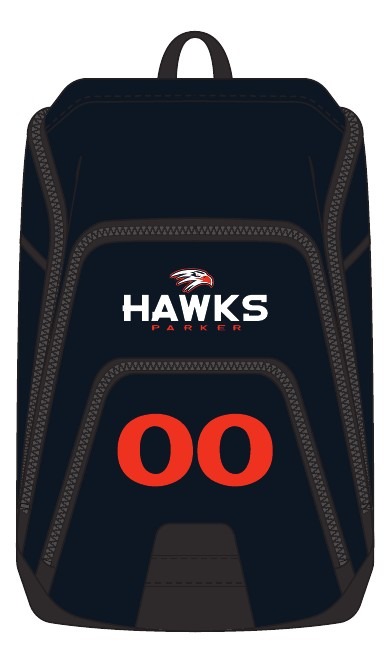 Parker Hawks Player Backpack — Navy