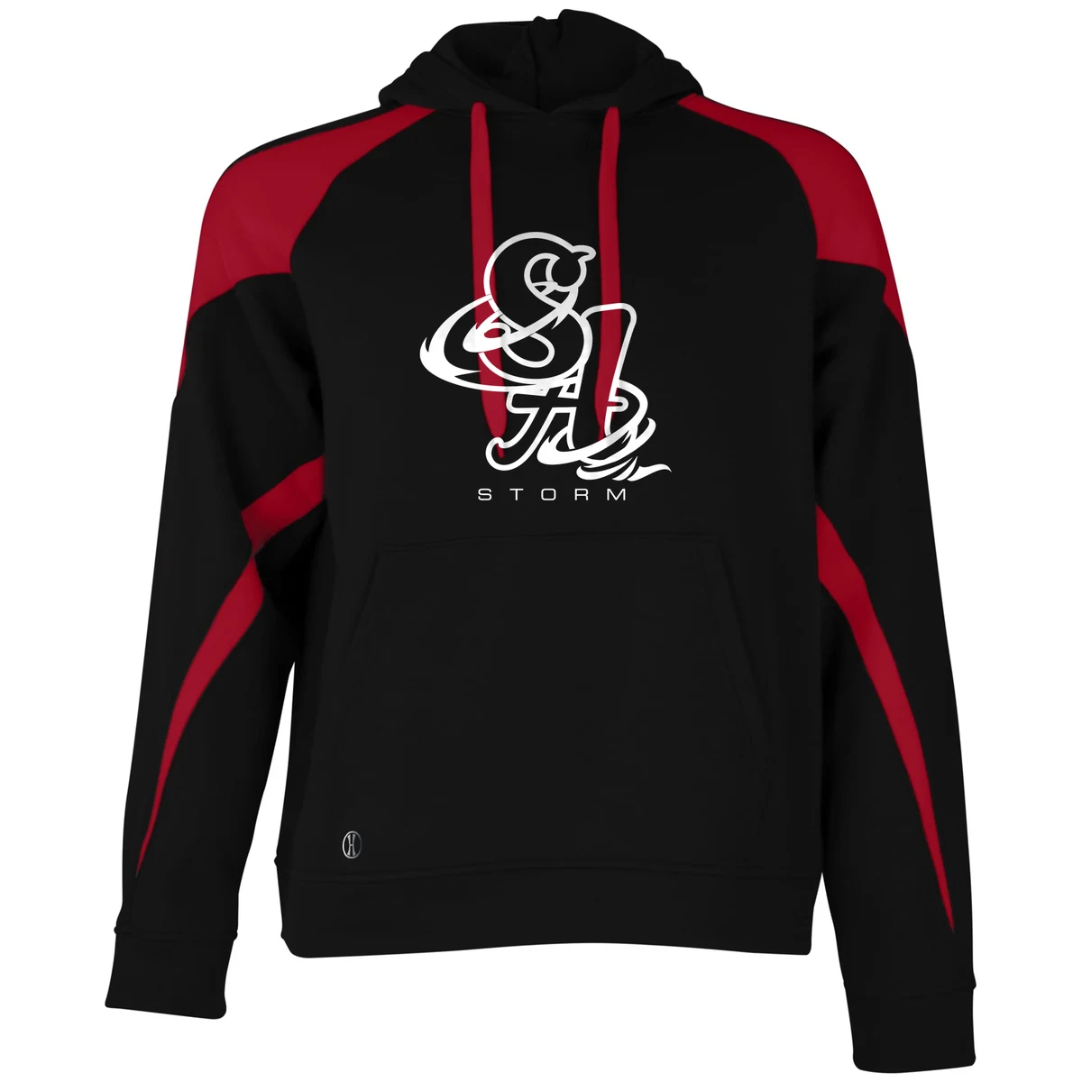 Storm Prospect Hoodie — Black / Red