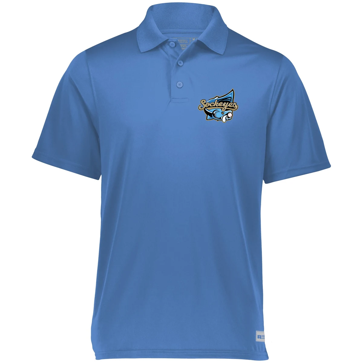 Sockeyes Essential Polo — Collegiate Blue