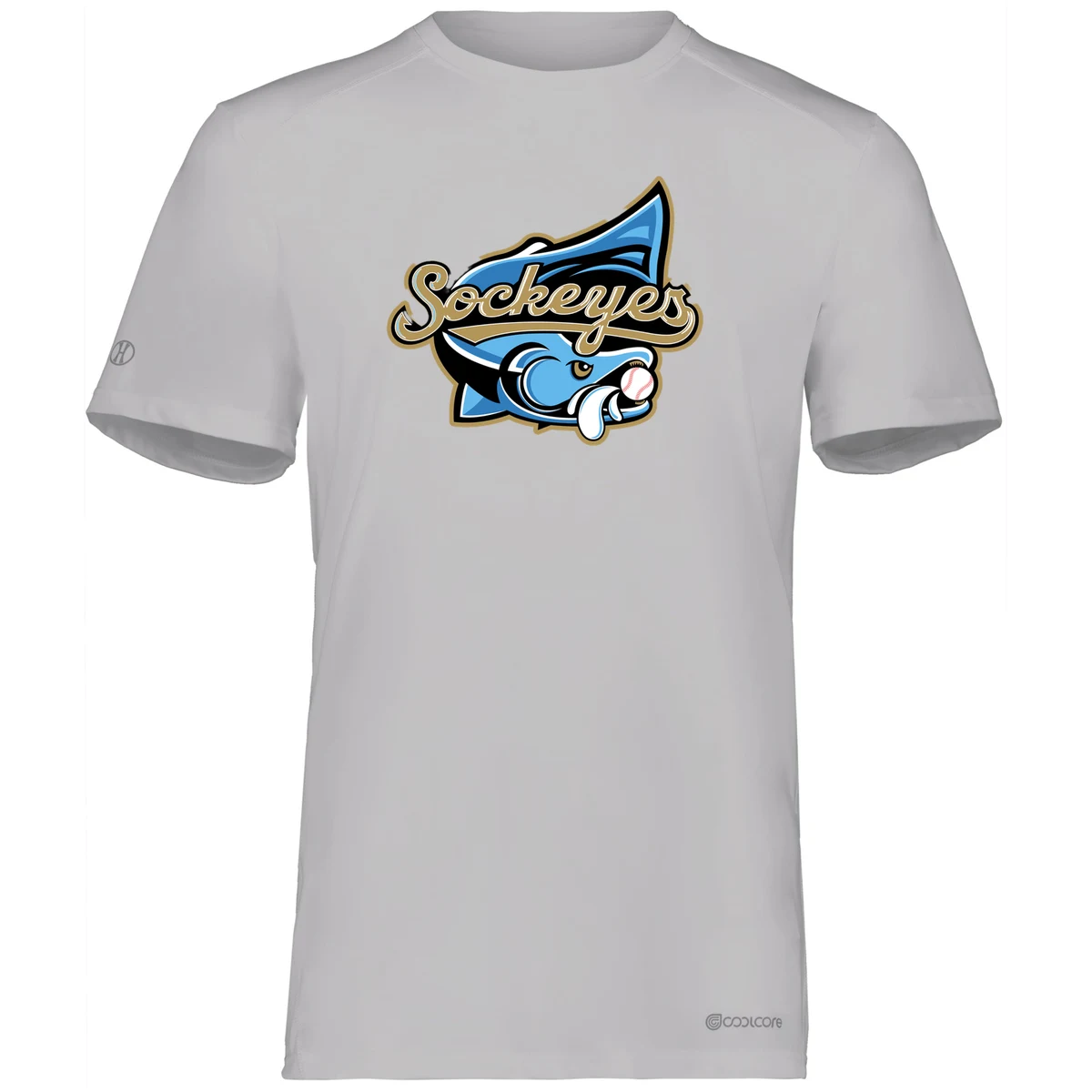 Sockeyes Performance Tee — Athletic Grey