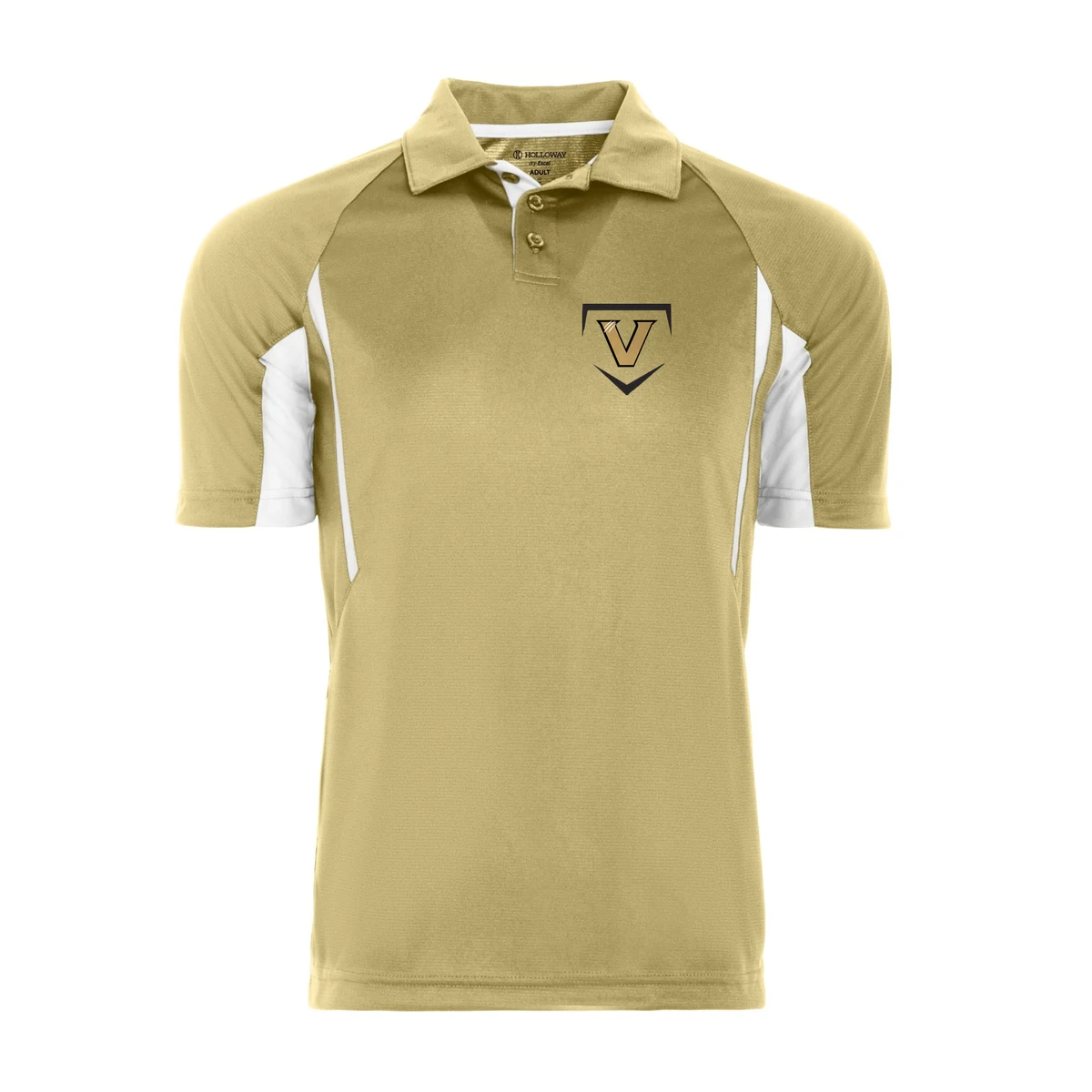 Vallivue Avenger Polo — Vegas Gold / White