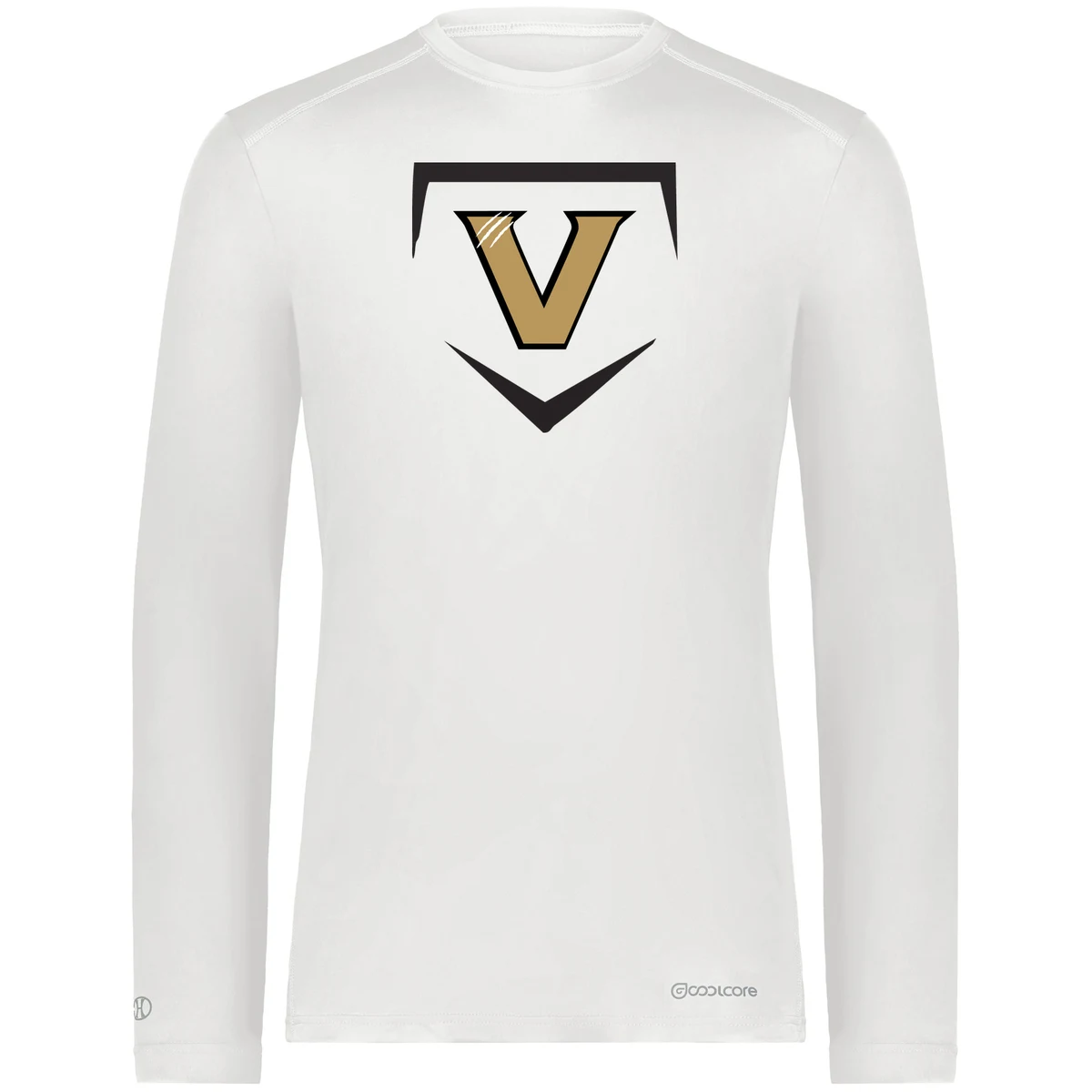 Vallivue Long Sleeve Performance Tee — White