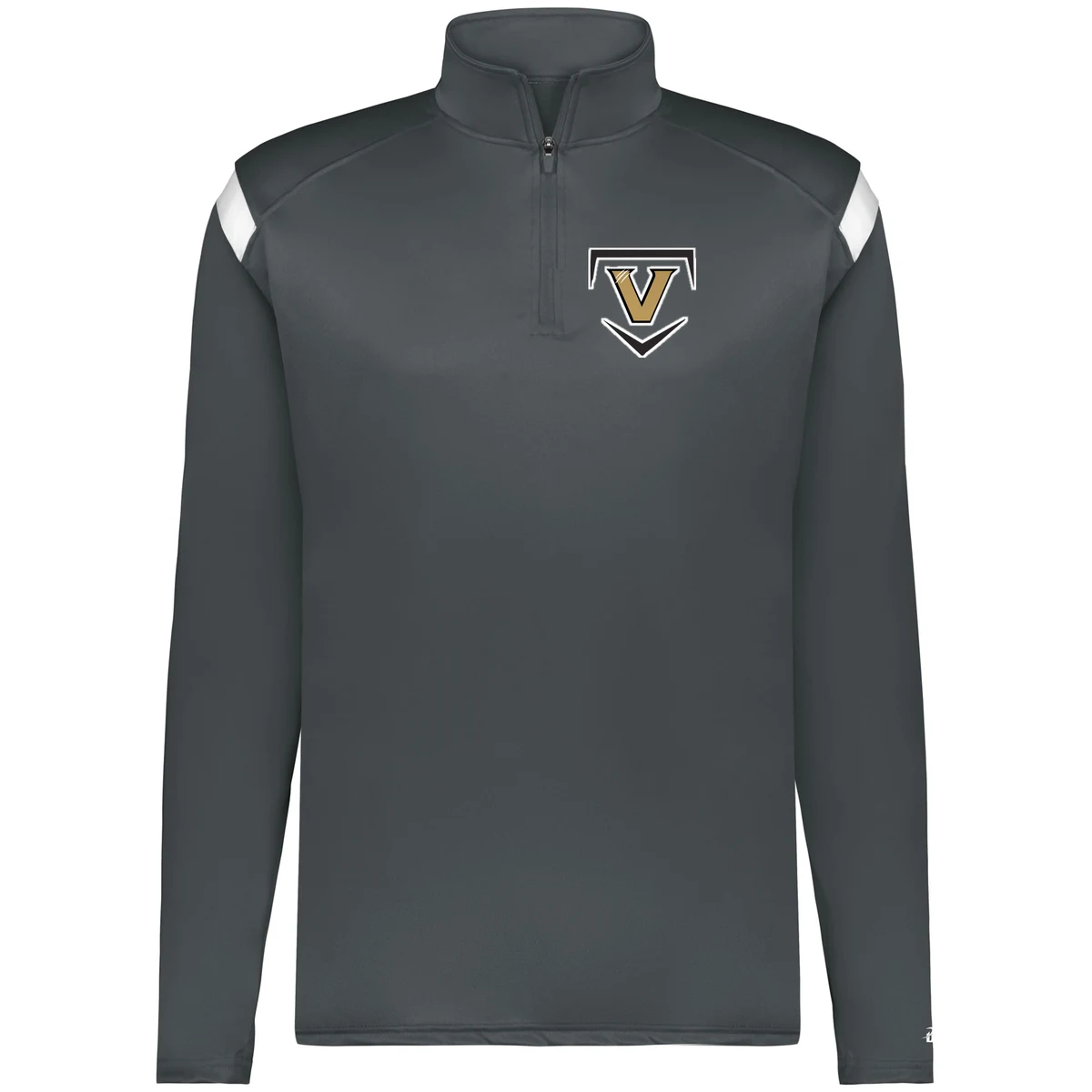 Vallivue On the Rise 1/4 Zip — Graphite / White