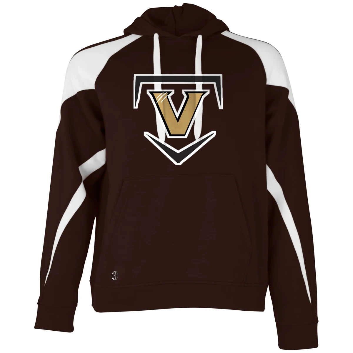 Vallivue Prospect Hoodie — Brown / White