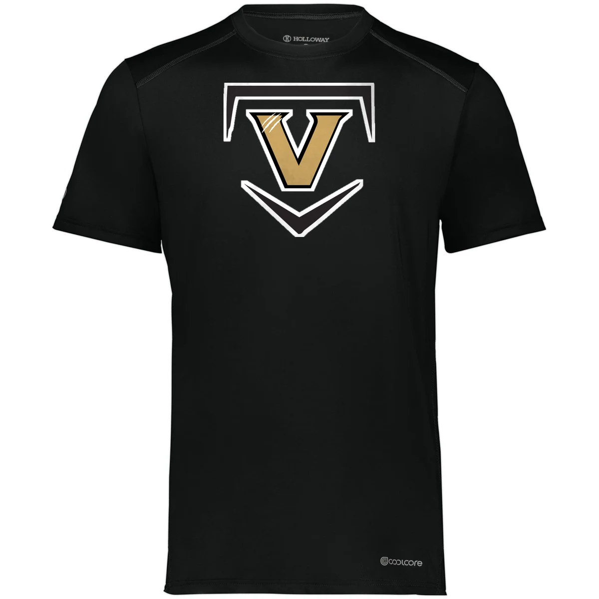 Vallivue Performance Tee — Black